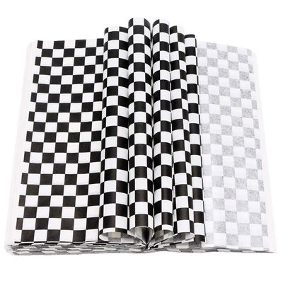 EUSOAR Sandwich Wrap Paper, 11" x 10" Dry Wax Deli Paper 200pcs, Grease Resistant Black Burger Food Basket Liner for Burrito Omelette Patties Taco, Restaurants, Churches, BBQ, Party