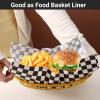 EUSOAR Sandwich Wrap Paper, 11" x 10" Dry Wax Deli Paper 200pcs, Grease Resistant Black Burger Food Basket Liner for Burrito Omelette Patties Taco, Restaurants, Churches, BBQ, Party view 4