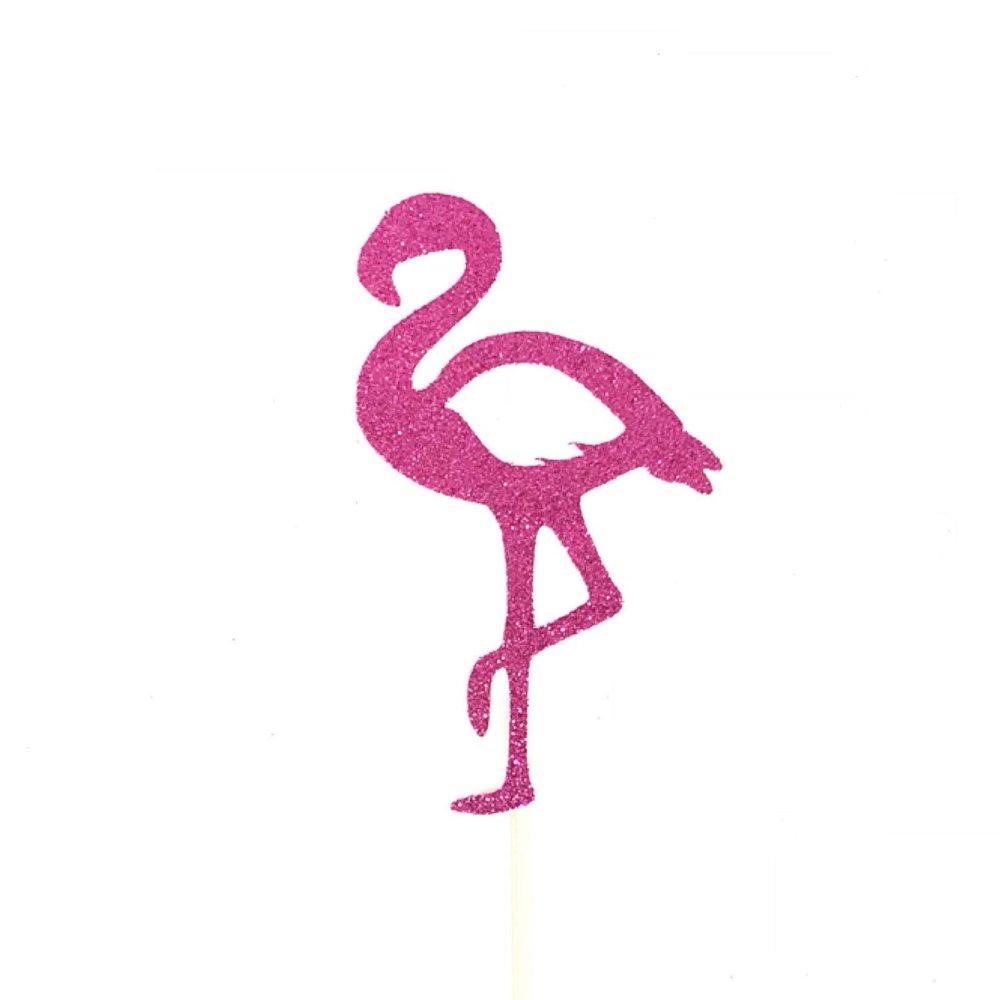 Flamingo Cake Topper, Aloha Party Cake Topper, Summer Party Cake Topper, Flamingo Party