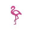 Flamingo Cake Topper, Aloha Party Cake Topper, Summer Party Cake Topper, Flamingo Party view 1