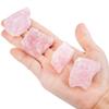 1 lb Bulk Rose Quartz Rough Stones Large 1" Natural Raw Stones for Tumbling, Cabbing, Fountain Rocks, Decoration,Polishing, Wire Wrapping, Wicca and Reiki view 2