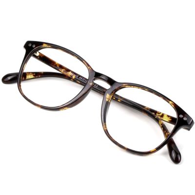 VisionGlobal Blue Light Blocking Glasses for Women/Men, Anti Eyestrain, Computer Reading, TV Glasses, Stylish Oval Frame, Anti Glare (Floral, No Magnification)