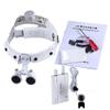 Aries Outlets 3.5X Loupe Leather Headband DY-108 White +3W Headlight Silver view 1