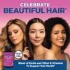 Biotin 5000 mcg Hair Skin Nails Vitamins for Women  Organic and Vegetarian-Friendly Supplement with Vitamin E, B-Vitamins, Spirulina, Horsetail and Superfood Blend to help Produce Keratin 120 Count view 3