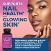 Biotin 5000 mcg Hair Skin Nails Vitamins for Women  Organic and Vegetarian-Friendly Supplement with Vitamin E, B-Vitamins, Spirulina, Horsetail and Superfood Blend to help Produce Keratin 120 Count view 4