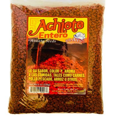 Achiote Entero 8oz | Whole Annatto Seeds