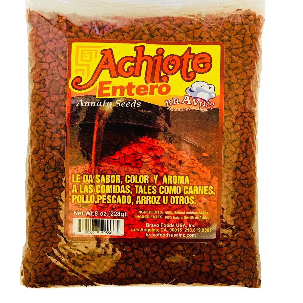 Achiote Entero 8oz | Whole Annatto Seeds