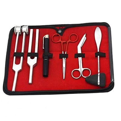 LAJA Imports 6Pcs Neurolo Diagnostic Set- Tuning Fork C 128 + C 512 + Hemostat
