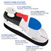 Shoe Insoles for Men & Women Plantar Fasciitis Orthotic Inserts Shock Absorbing Anti Fatigue for Walking, Runing and Sports (Mens(10-11.5),Black) view 2
