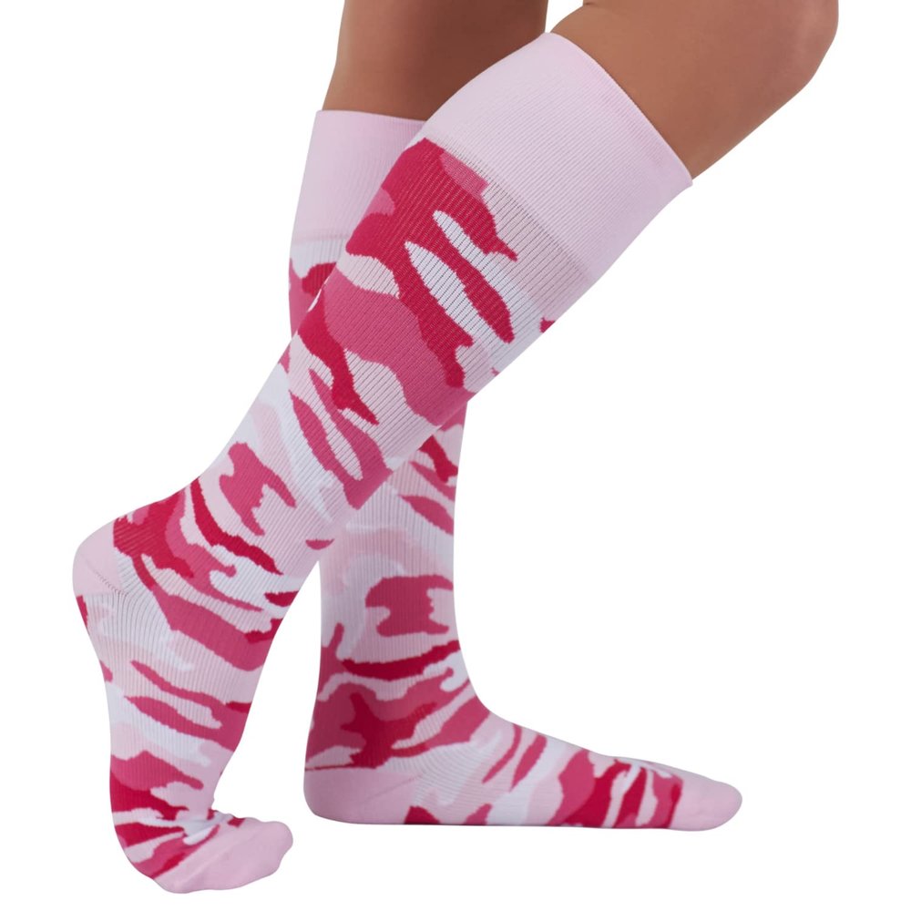 15-20 mmHg Graduated Support Compression Socks  Rejuva Men & Women, Camo Pattern
