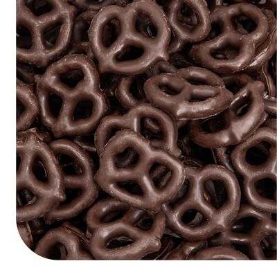 Chocolate Covered Pretzels - 5 Pound Pack - Dark Chocolate Pretzels for Office Bowls, Snacking, and Gifting - Sweet & Salty Snack - Crunchy Holiday Treat