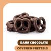 Chocolate Covered Pretzels - 5 Pound Pack - Dark Chocolate Pretzels for Office Bowls, Snacking, and Gifting - Sweet & Salty Snack - Crunchy Holiday Treat view 3