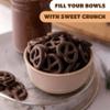 Chocolate Covered Pretzels - 5 Pound Pack - Dark Chocolate Pretzels for Office Bowls, Snacking, and Gifting - Sweet & Salty Snack - Crunchy Holiday Treat view 4
