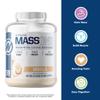 NutraOne Massone Mass Gainer Protein Powder Gain Mass Protein Meal Replacement (Vanilla - 7 lbs.) view 4