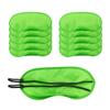 AKOAK 10 Pieces Game Party Sleep Travel Eye Mask, Lightweight Shading Eye Protection Rest Eye Mask, with Nose Pad and Adjustable Strap, Unisex (Green) view 1