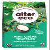 Alter Eco | Mint Creme Truffles | 58% Pure Dark Cocoa, Fair Trade, Organic, Non-GMO, Gluten Free Dark Chocolate Truffles | 80 Truffles view 1
