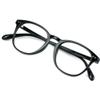 Blue Light Blocking Glasses for Women/Men, Anti Eyestrain, Computer Reading, TV Glasses, Stylish Oval Frame, Anti Glare (Black, 1.50 Magnification) view 1