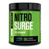 Jacked Factory NITROSURGE Pre Workout Supplement - Energy Booster, Instant Strength Gains, Clear Focus & Intense Pumps - NO Booster & Powerful Preworkout Energy Powder - 30 Servings, Blue Raspberry view 1