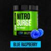 Jacked Factory NITROSURGE Pre Workout Supplement - Energy Booster, Instant Strength Gains, Clear Focus & Intense Pumps - NO Booster & Powerful Preworkout Energy Powder - 30 Servings, Blue Raspberry view 2
