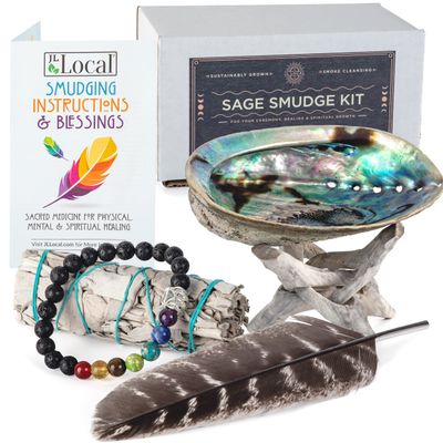 White Sage Smudging Kit Smudge Stick Gift Kit