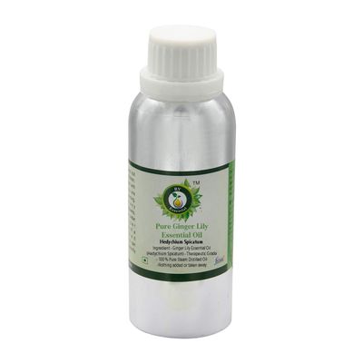Ginger Lily Essential Oil | Hedychium Spicatum | 100% Pure Natural | Steam Distilled | Therapeutic Grade | 300ml | 10oz by R V Essential