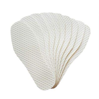 10 Pairs Disposable Shoe Liners Breathable Thin Insole Shoe Insert for Women Replaceable Sweat and Barefoot Wood Pulp Shoe Liners
