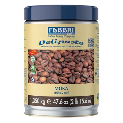 Fabbri Delipaste Coffee, Flavoring Compound for Gelato, Ice Cream, Soft Serve, Pastry and Confectionary - 1 Tin of 2.9 lb