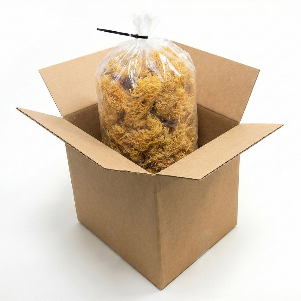 Sea Moss Wholesale 5 lb Bulk Raw Wildcrafted Irish Moss, Makes ~1100 oz Gel, for Juice Bars, Smoothies & Gel Makers, Vegan Non-GMO (St. Lucia)