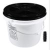 100 mil Extra Heavy Duty 20 Liter (5.28 Gallon) Bucket with Gamma Seal Lid (Black) view 1