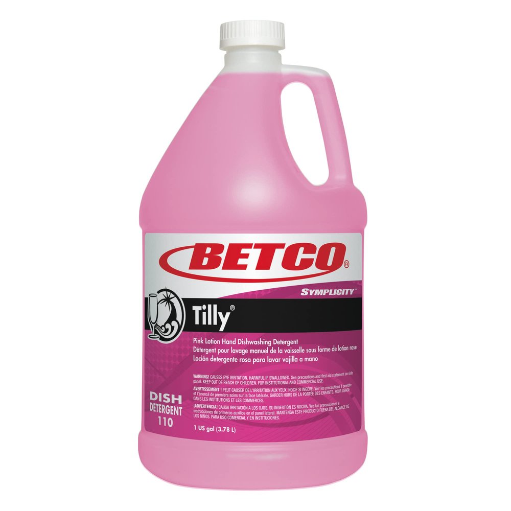Betco Symplicity Tilly Hand Dishwashing Detergent, 128 Oz Bottle, Case Of 4