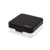 Honbay Fashion Travel Contact Lens Case Kit Mini Contact Lens Box with Mirror (Black) view 1