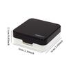 Honbay Fashion Travel Contact Lens Case Kit Mini Contact Lens Box with Mirror (Black) view 2