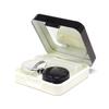 Honbay Fashion Travel Contact Lens Case Kit Mini Contact Lens Box with Mirror (Black) view 3