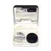 Honbay Fashion Travel Contact Lens Case Kit Mini Contact Lens Box with Mirror (Black) view 4