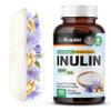 BIO KRAUTER Inulin Powder from Chicory Root in Capsules 1200 mg per Serving 100 Count - Vegan & Pure Inulin Prebiotic Fiber for Gut & Digestive Support - No Fillers, Non-GMO - 16 Days of Supply view 1