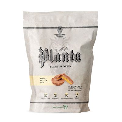 Ambrosia Planta - Plant-Based Protein Powder 20g | Dairy Free Vegan Protein Powder with BCAA Amino Acids | Keto-Friendly, No Added Sugar | 25 Servings | Peanut Butter Cup