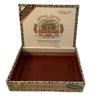 Arturo Fuente Premium Wood Cigar Box Case for Crafts, Guitars or Storage (Double Chateau) view 2