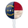 Rustic North Carolina State Flag Distressed USA Cupcake Picks Toppers Decoration Set of 6 view 2