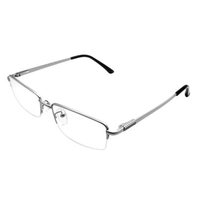 SOUTHERN SEAS Mens Womens +0.50 Silver Color Reading Glasses Half Rim Readers Spectacles