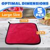 5 Pcs Thick Microfiber Cleaning Cloth  Dual-Layer Cleaning Rags, High-Tensile GSM 600 Fabric, Crafted for Effective Use  11.8x11.8 Inches Microfiber Towels for Car Detailing, Window, Glass and House view 2