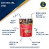 AZNUT Turkish Antep Roasted Salted Pistachios 3 LB, 100% Natural Premium Quality Class A, Non GMO Project Certified, Kosher Certified, Great Snacks, Resealable Bag 3 LB view 3