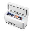 Compact Portable Personal Fridge Insulin Refrigerator Suitable For Home Office Traveling White view 1
