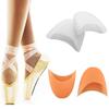 Baost 1Pair Professional Soft Ballet Pointe Silicone Gel Toe Caps Pads Ballet Slipper Ballet Pointe Shoes Dance Shoe Pads Ballet Pointe Shoe Pads for Girls Women Dancer White view 2