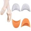 Baost 1Pair Professional Soft Ballet Pointe Silicone Gel Toe Caps Pads Ballet Slipper Ballet Pointe Shoes Dance Shoe Pads Ballet Pointe Shoe Pads for Girls Women Dancer White view 3