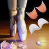 Baost 1Pair Professional Soft Ballet Pointe Silicone Gel Toe Caps Pads Ballet Slipper Ballet Pointe Shoes Dance Shoe Pads Ballet Pointe Shoe Pads for Girls Women Dancer White view 4