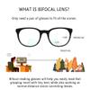 LifeArt Bifocal Reading Glasses with Round Lenses, Blue Light Blocking Glasses, Gaming Glasses, TV Glasses for Women Men, Anti Glare(Navy, +0.00/+1.00 Magnification) view 4