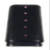 Aficionada Style 3 Cigar Leather Humidor - Amethyst view 1