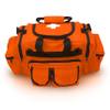 ASA TECHMED First Aid Responder EMS Emergency Medical Trauma Bag Deluxe, Orange view 3