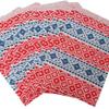 100 Bags Flat Plain Paper or Patterned Bags - for Sales Merchandise/Candy/Cookies/Party Favors/Pens/Gifts - N'icePackaging - (6" x 9", Tribal Print) view 1