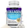 Toplux Multi Collagen Peptides Pills 1800 Mg Complex - Type I, II, III, V, X Premium Collagen Complex for Better Skin & Hair, Strong Joint, Hydrolyzed Protein, for Men Women, 90 Capsules, Supplement view 1